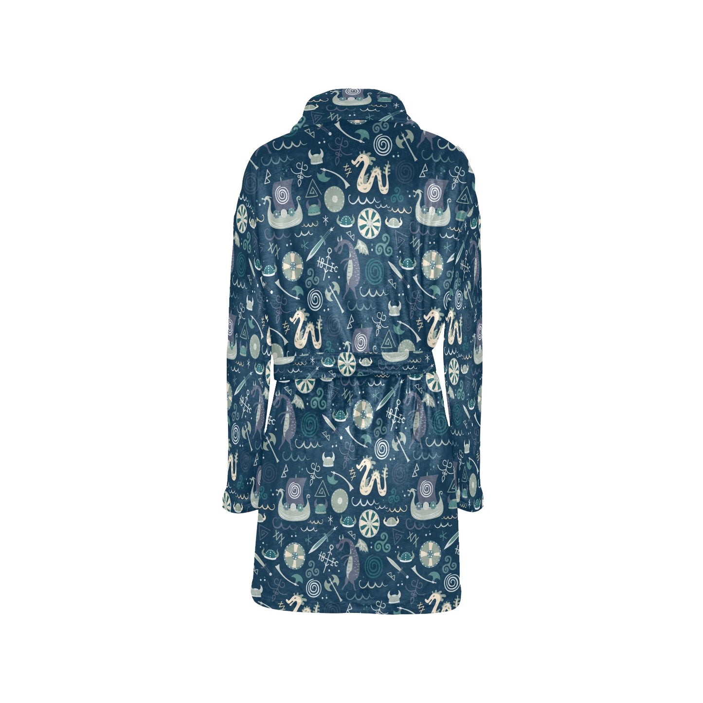Vikings Print Design LKS305 Women's Fleece Robe