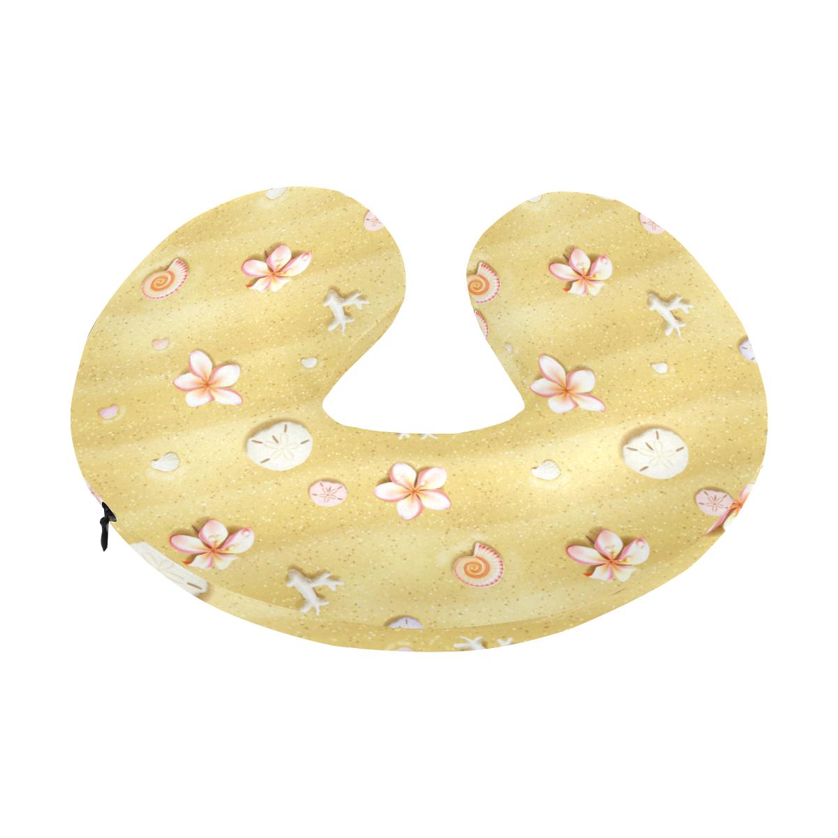 Beach Theme Print U-Shaped Travel Neck Pillow-JTAMIGO.COM