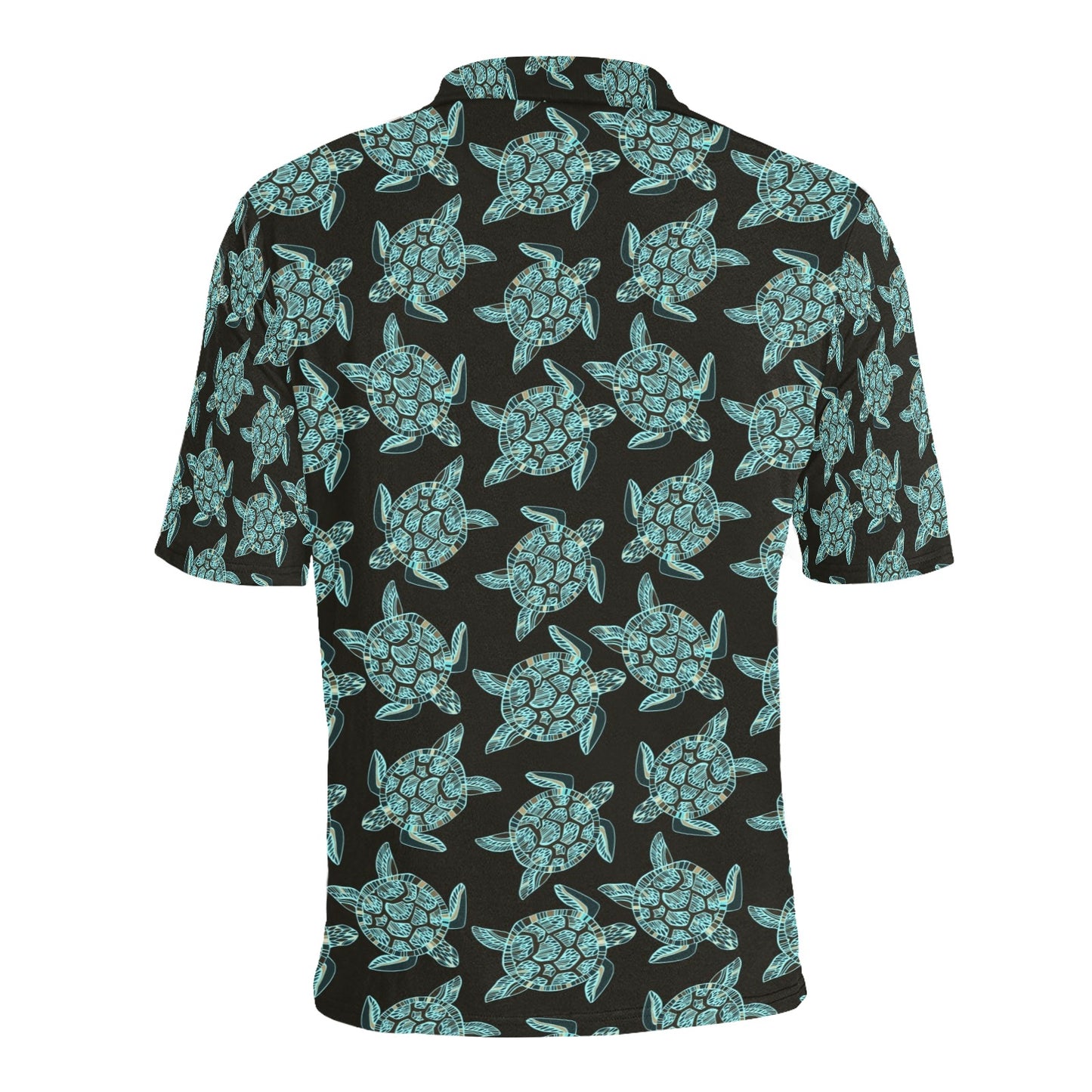 Sea Turtle Print Design LKS302 Men Polo Shirt