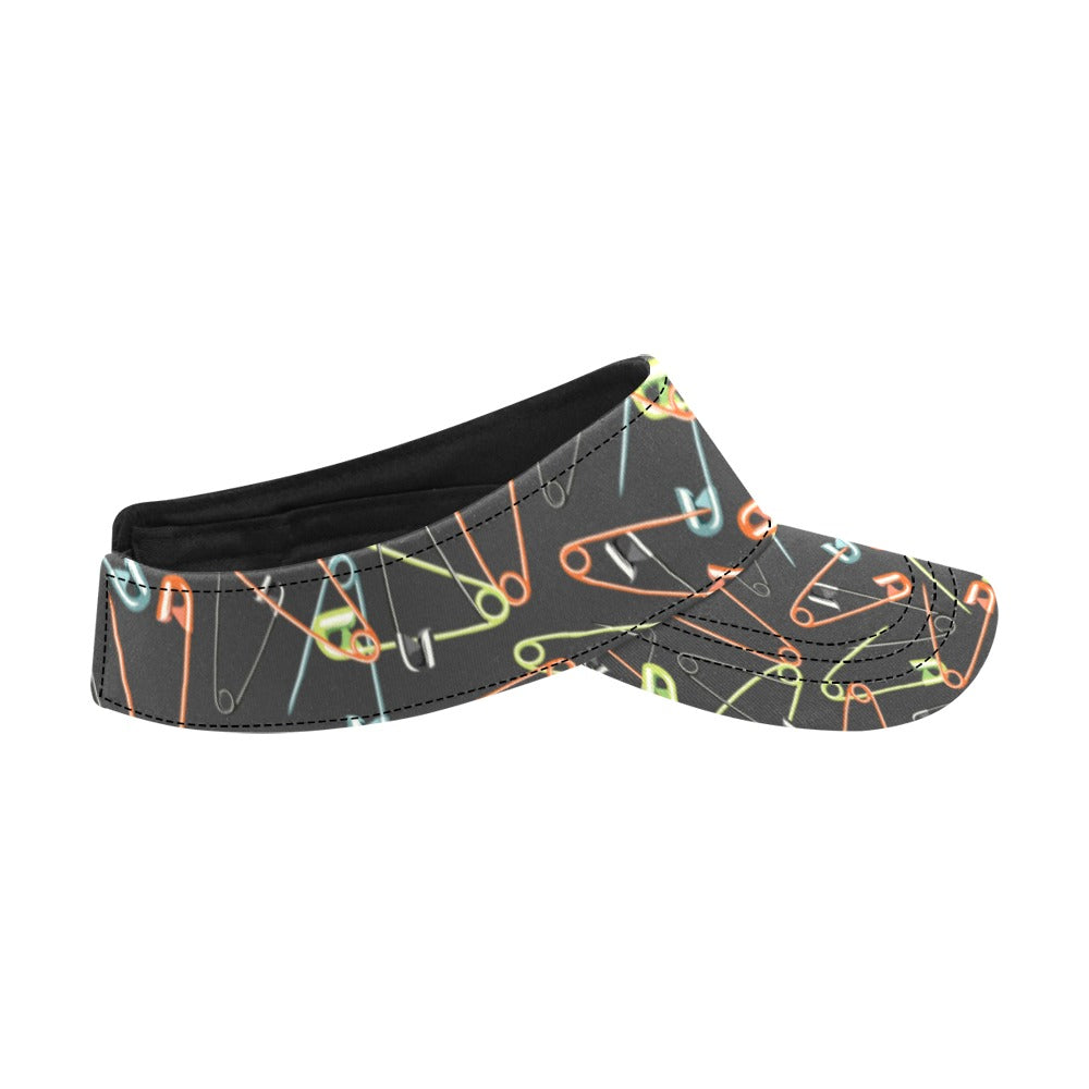 Safety Pin Print Design LKS301 Unisex Sun Visor