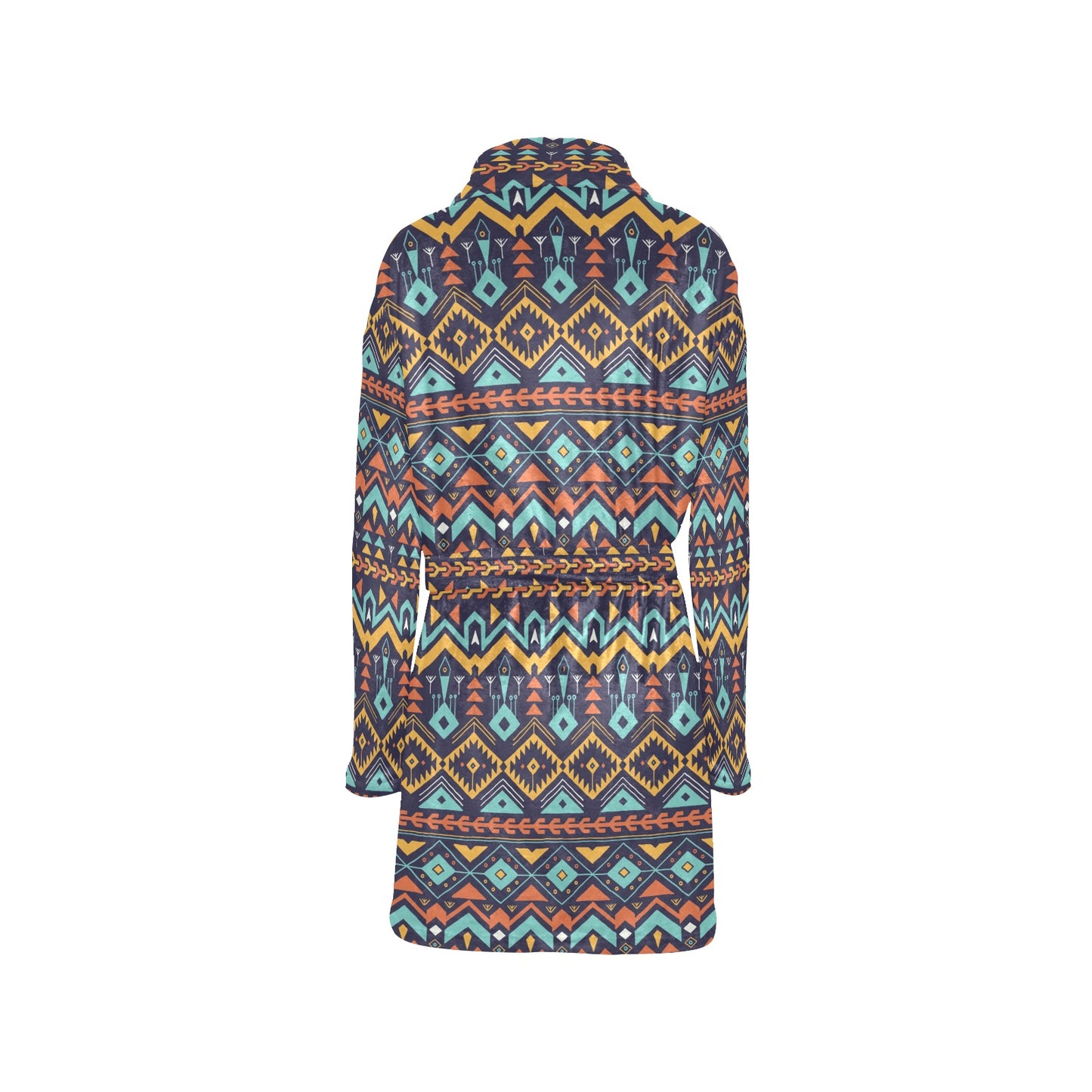 Aztec Style Print Pattern Women's Fleece Robe