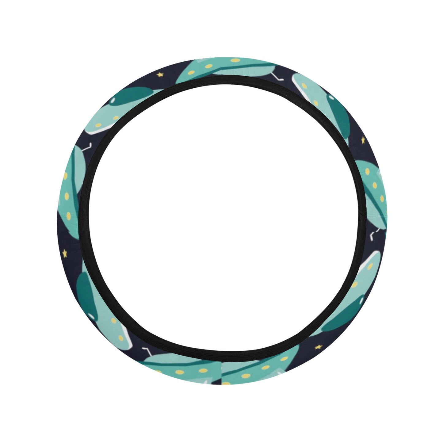 UFO Print Design LKS304 Steering Wheel Cover with Elastic Edge