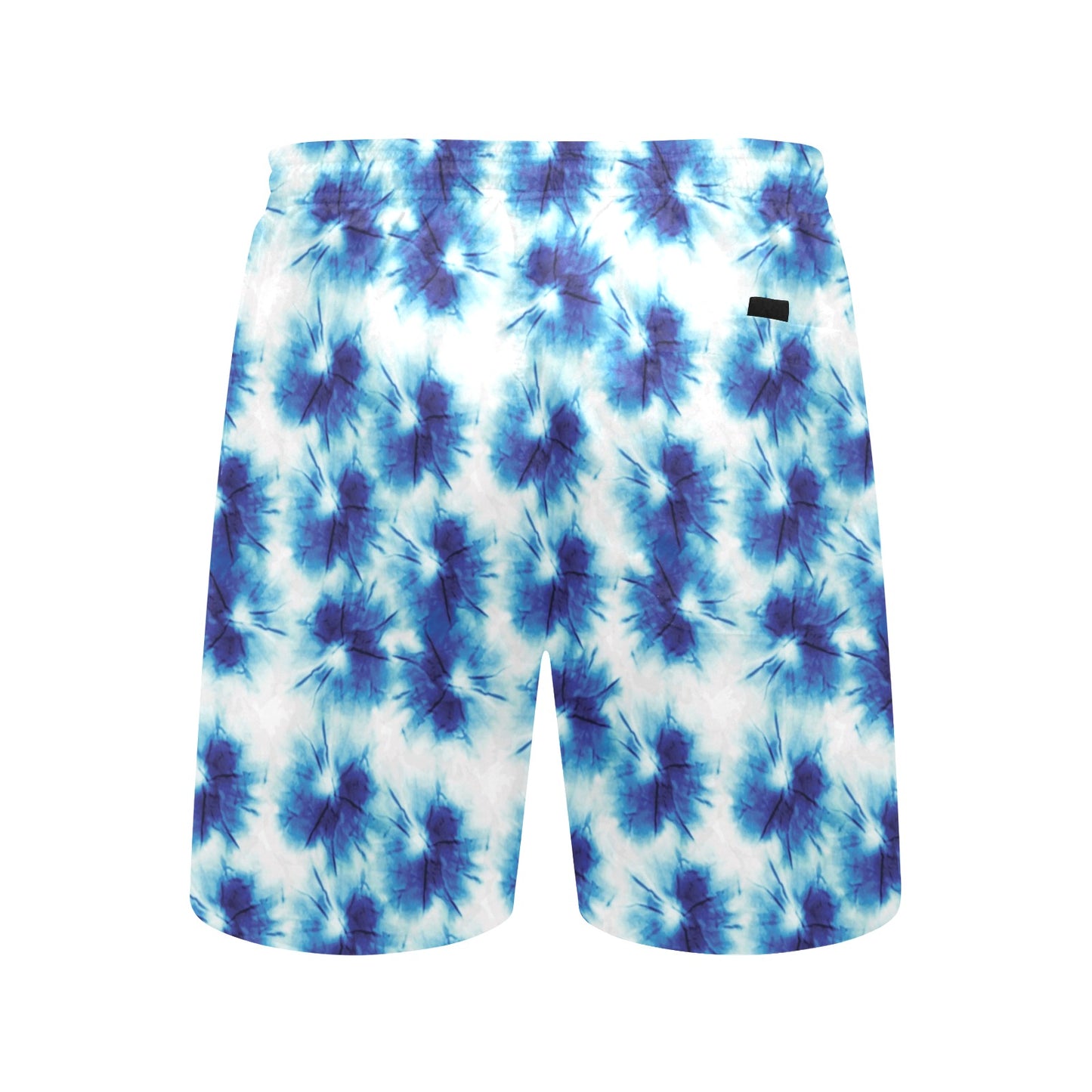 Tie Dye Blue Print Design LKS305 Men's Swim Trunks Beach Shorts
