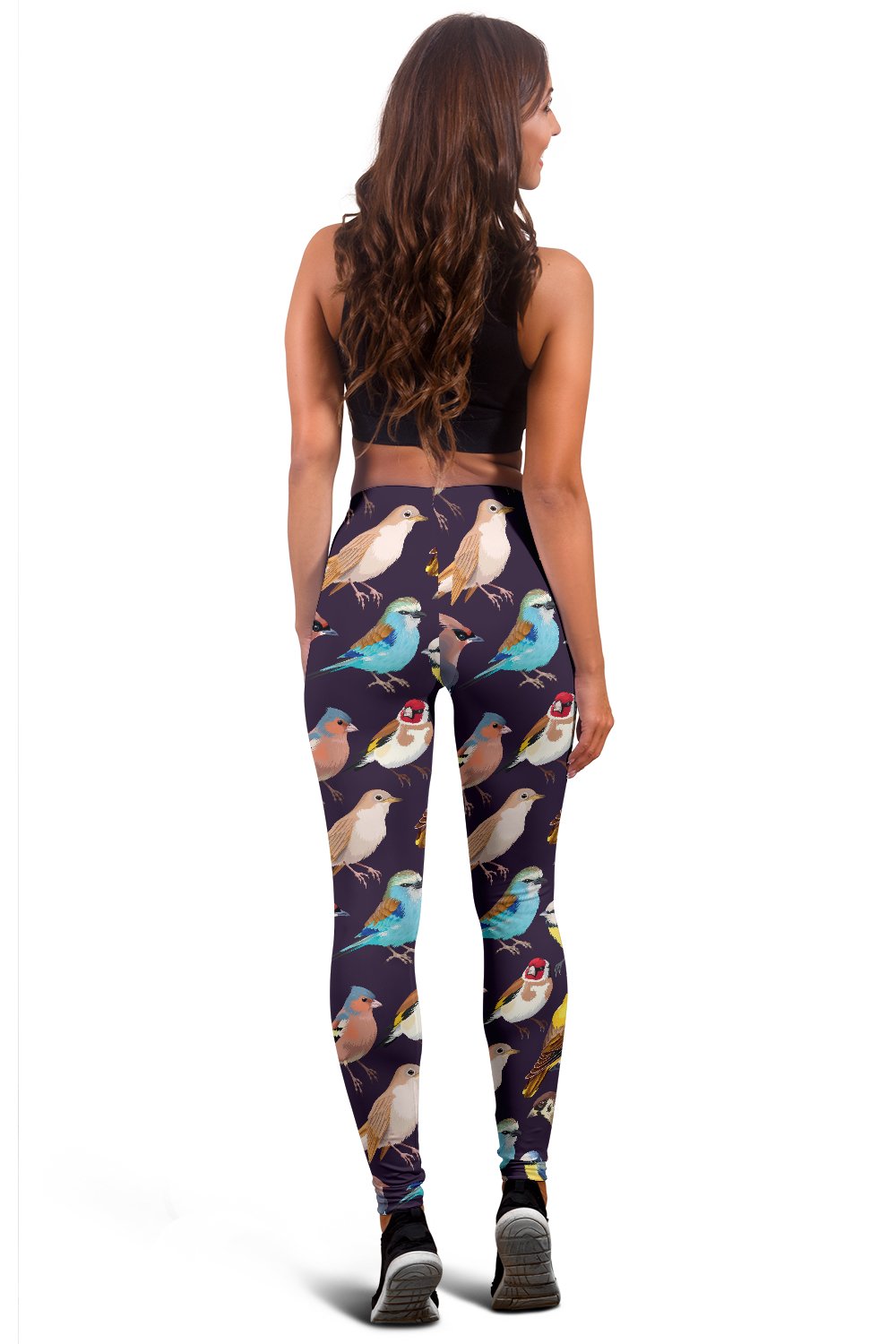Bird Cute Print Pattern Women Leggings