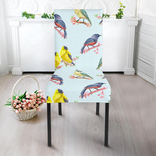 Bird Sweet Themed Print Pattern Dinning Chair Slipper-JTAMIGO.COM