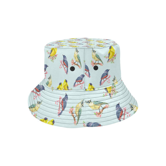 Bird Sweet Themed Print Pattern Unisex Bucket Hat