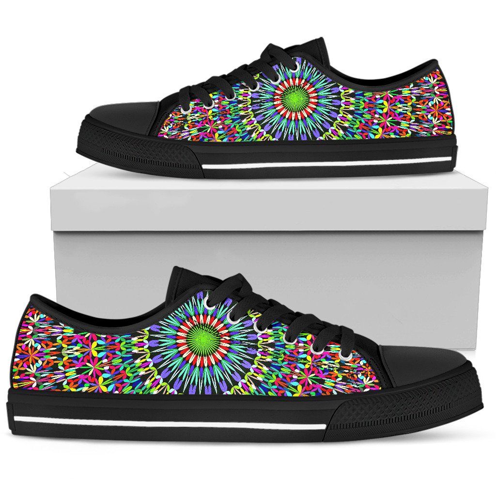 Bohemian Colorful Style Print Women Low Top Shoes