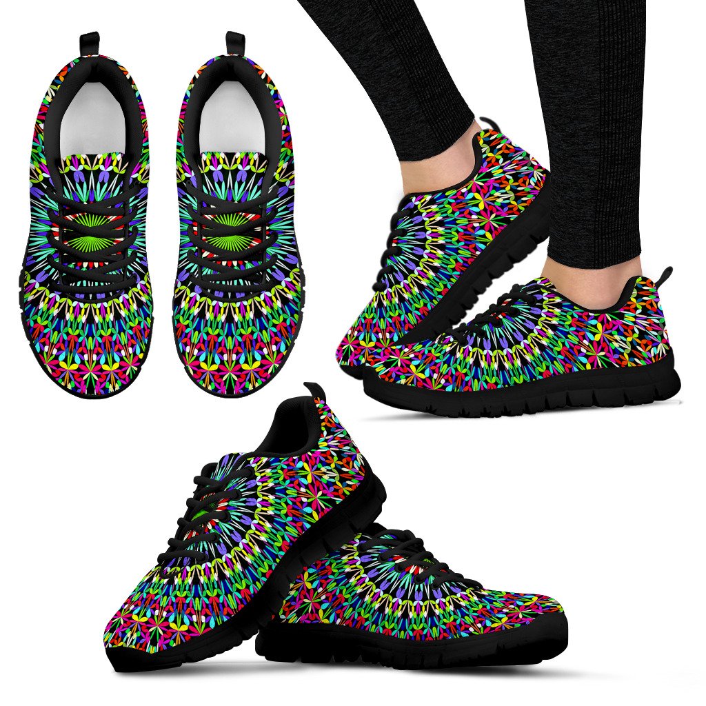 Bohemian Colorful Style Print Women Sneakers Shoes