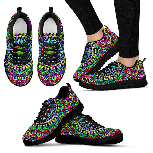 Bohemian Colorful Style Print Women Sneakers Shoes