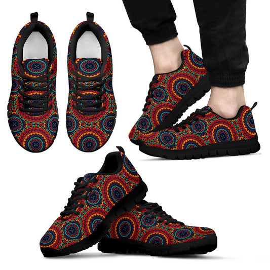 Bohemian Mandala Style Print Men Sneakers Shoes