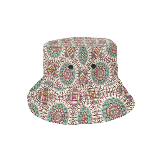 Bohemian Round Style Print Unisex Bucket Hat