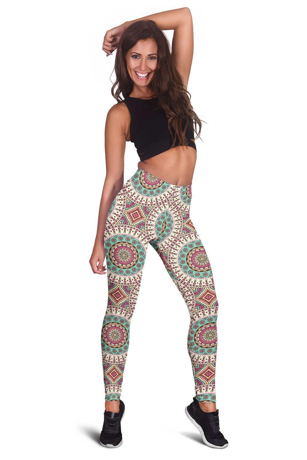 Bohemian Round Style Print Women Leggings
