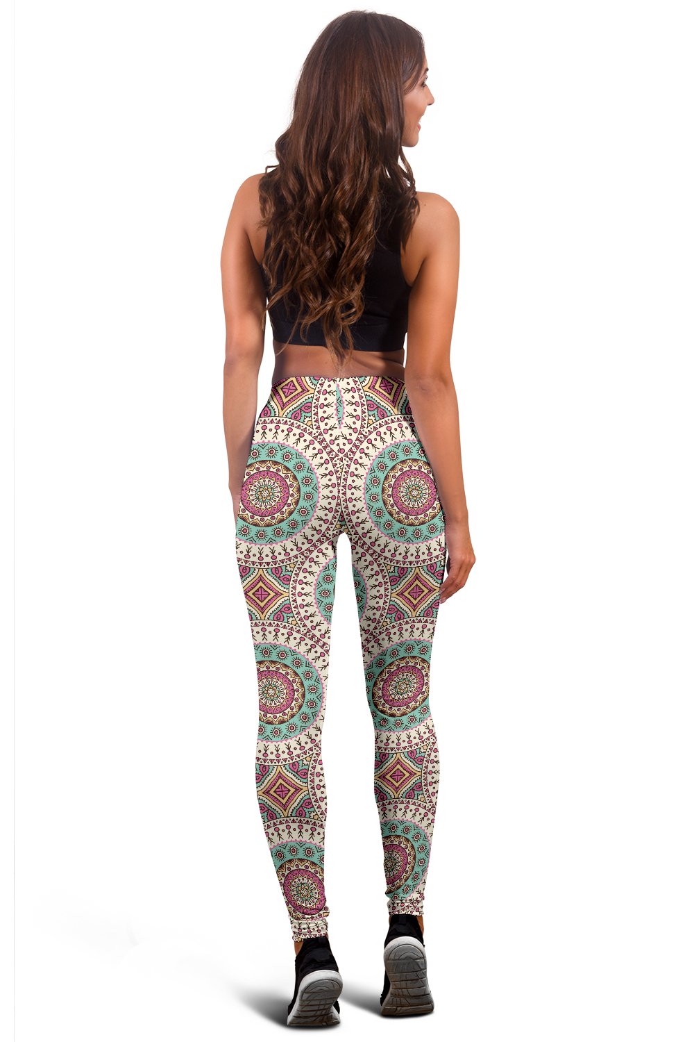 Bohemian Round Style Print Women Leggings