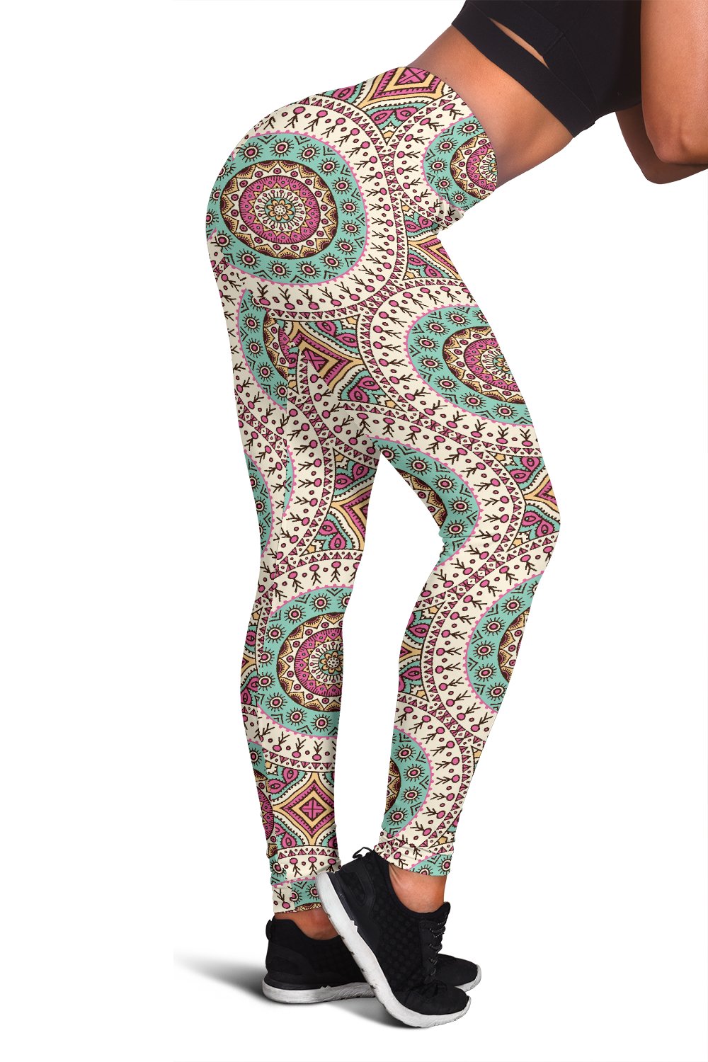 Bohemian Round Style Print Women Leggings