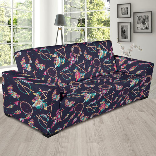 Boho Dream Catcher Colorful Sofa Slipcover-JTAMIGO.COM