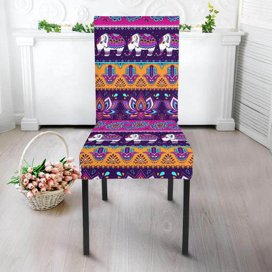 Boho Indian Style Pattern Dinning Chair Slipper-JTAMIGO.COM