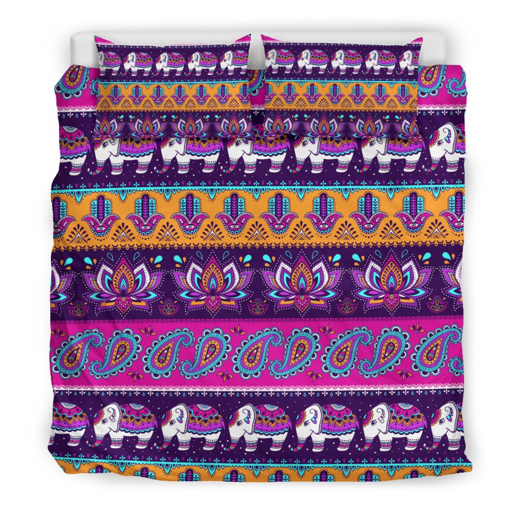 Boho Indian Style Pattern Duvet Cover Bedding Set