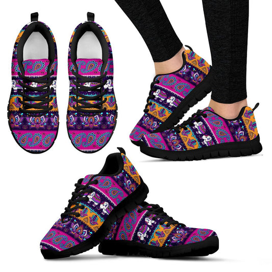 Boho Indian Style Pattern Women Sneakers Shoes