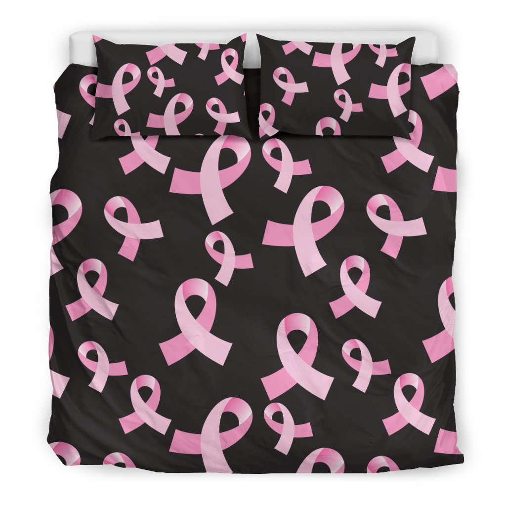 Breast Cancer Awareness Design Duvet Cover Bedding Set