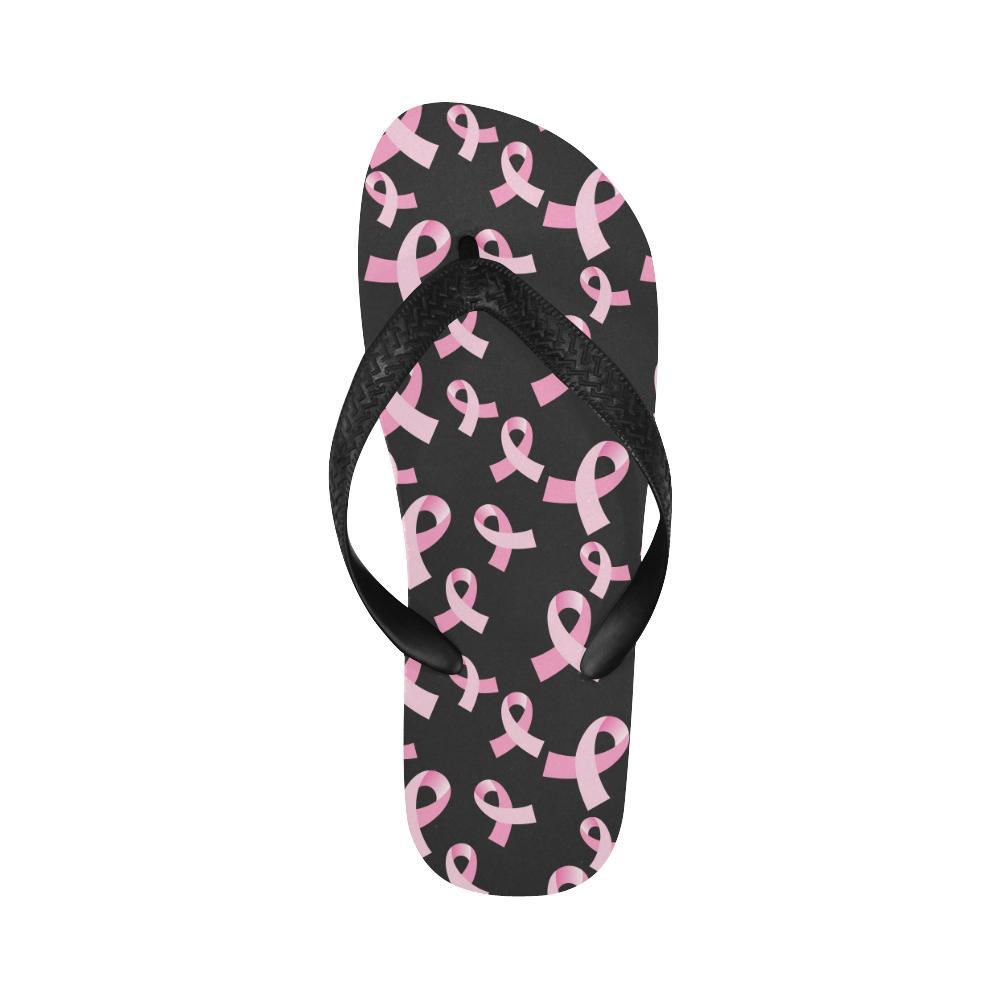 Breast Cancer Awareness Design Flip Flops-JTAMIGO.COM