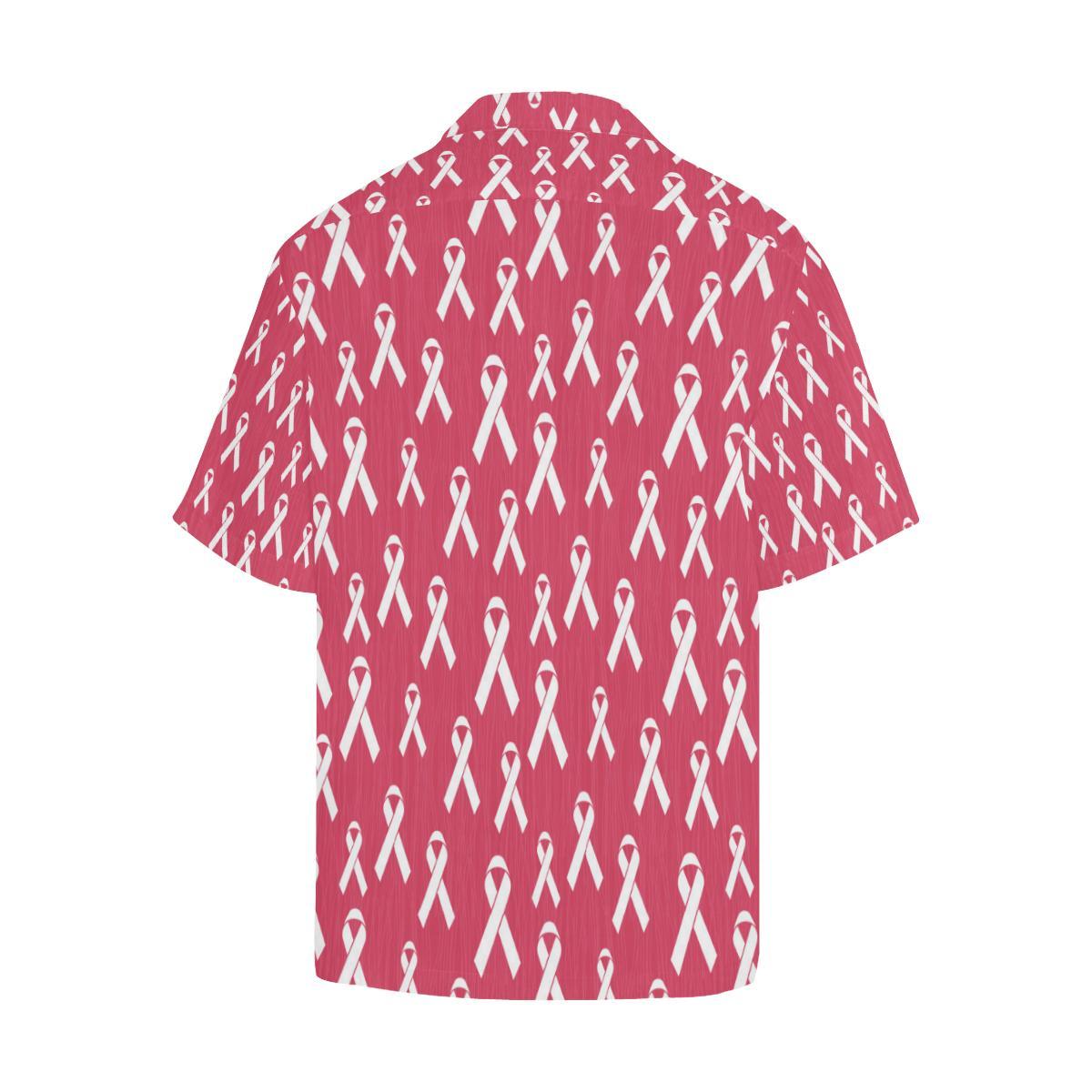 Breast Cancer Awareness Symbol Men Aloha Hawaiian Shirt