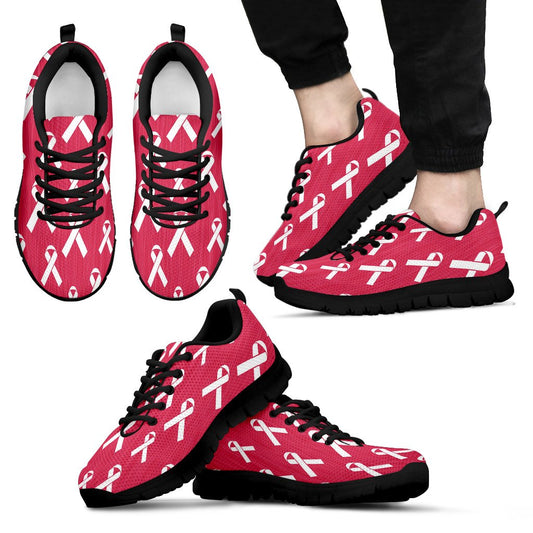 Breast Cancer Awareness Symbol Men Sneakers Shoes