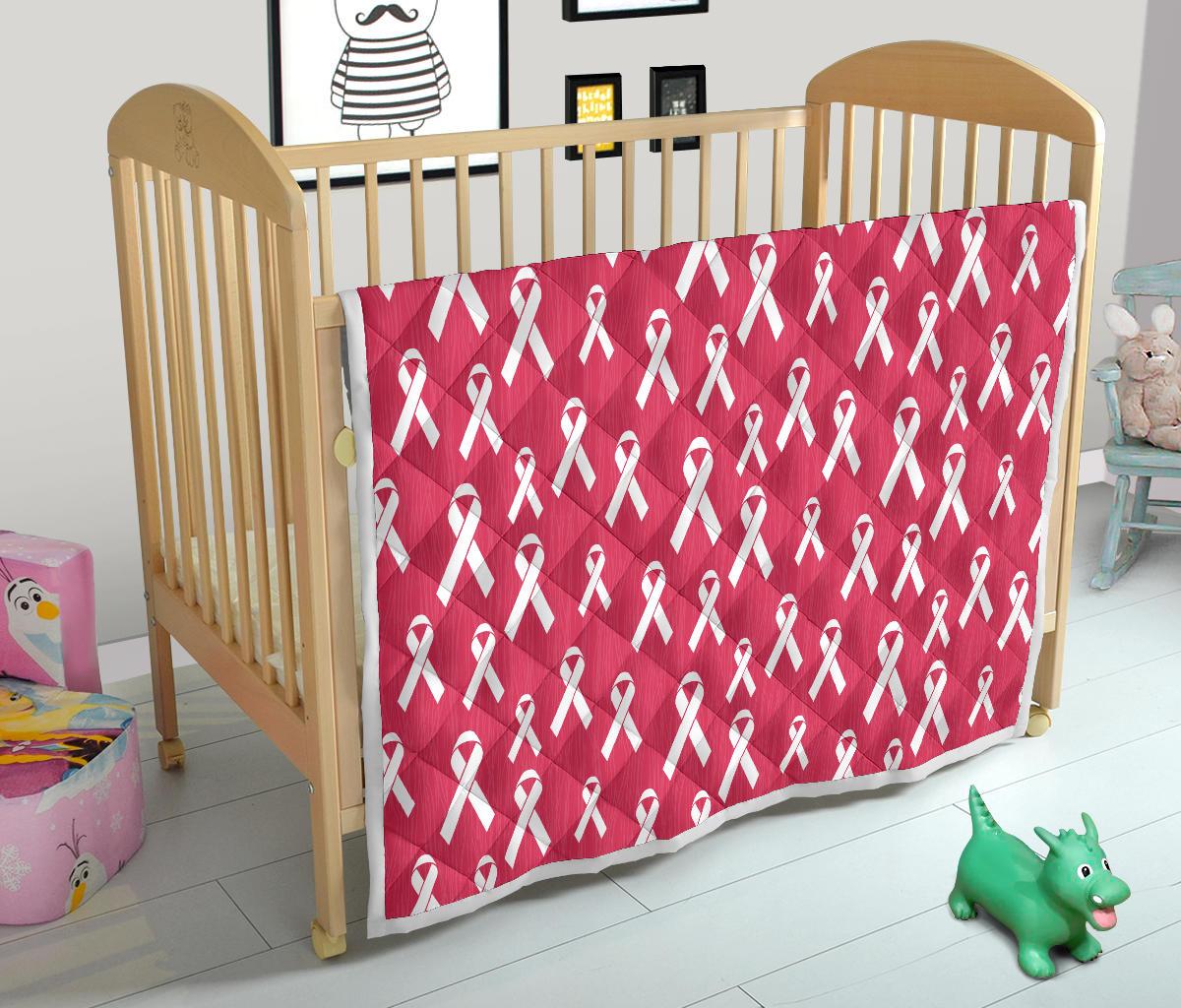 Breast Cancer Awareness Symbol Premium Quilt-JTAMIGO.COM