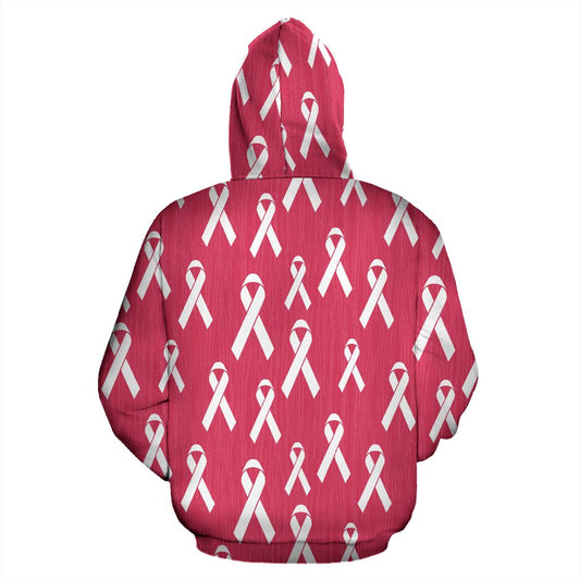 Breast Cancer Awareness Symbol Pullover Hoodie