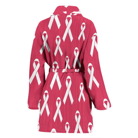 Breast Cancer Awareness Symbol Women Bath Robe-JTAMIGO.COM