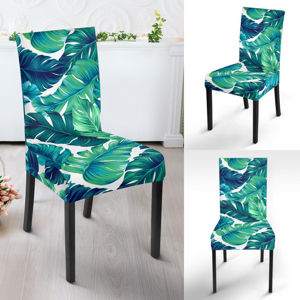 Brightness Tropical Palm Leaves Dinning Chair Slipper-JTAMIGO.COM