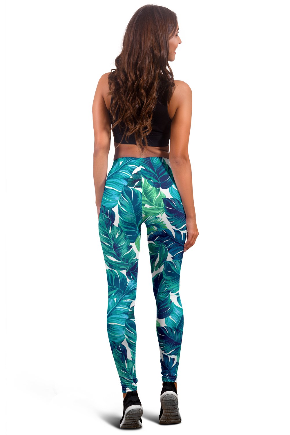 Brightness Tropical Palm Leaves Women Leggings