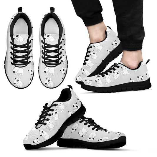 Bull Terrier hand draw Print Pattern Men Sneakers Shoes