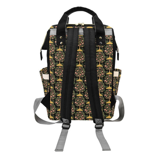 Tree Of Life Print Design LKS303 Diaper Bag Backpack