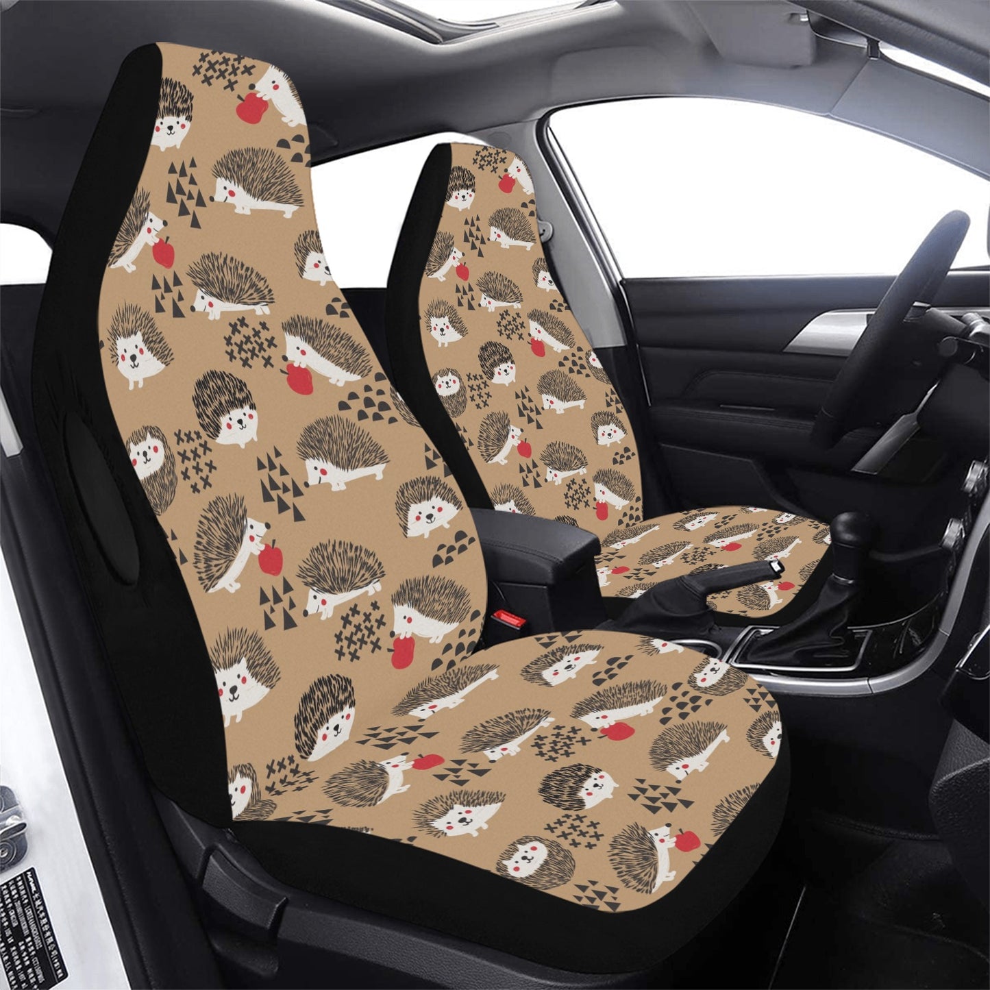 Hedgehog Print Design LKS403 Car Seat Covers