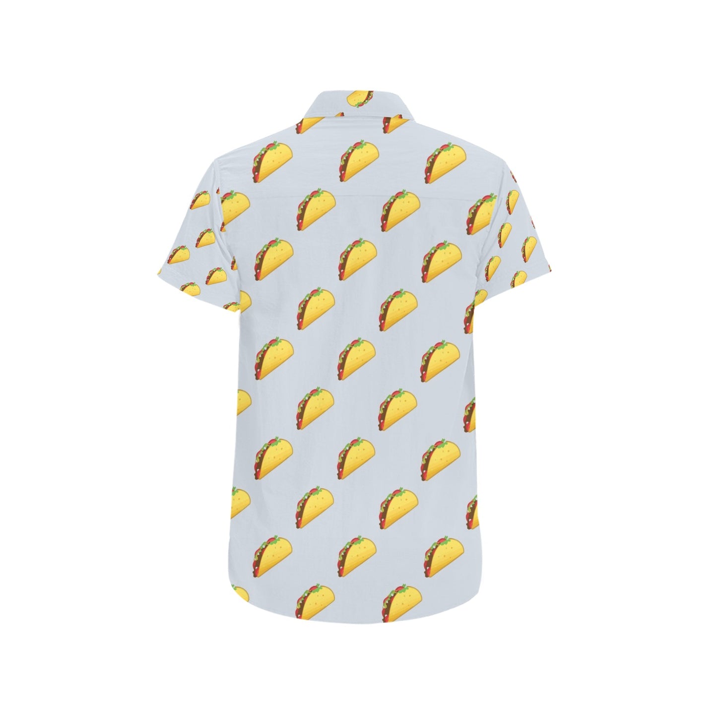 Taco Print Design LKS304 Men Short Sleeve Button Up Shirt