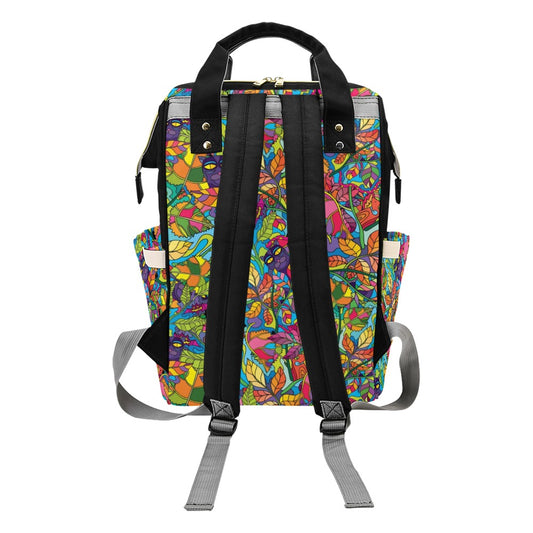 Trippy Print Design LKS301 Diaper Bag Backpack