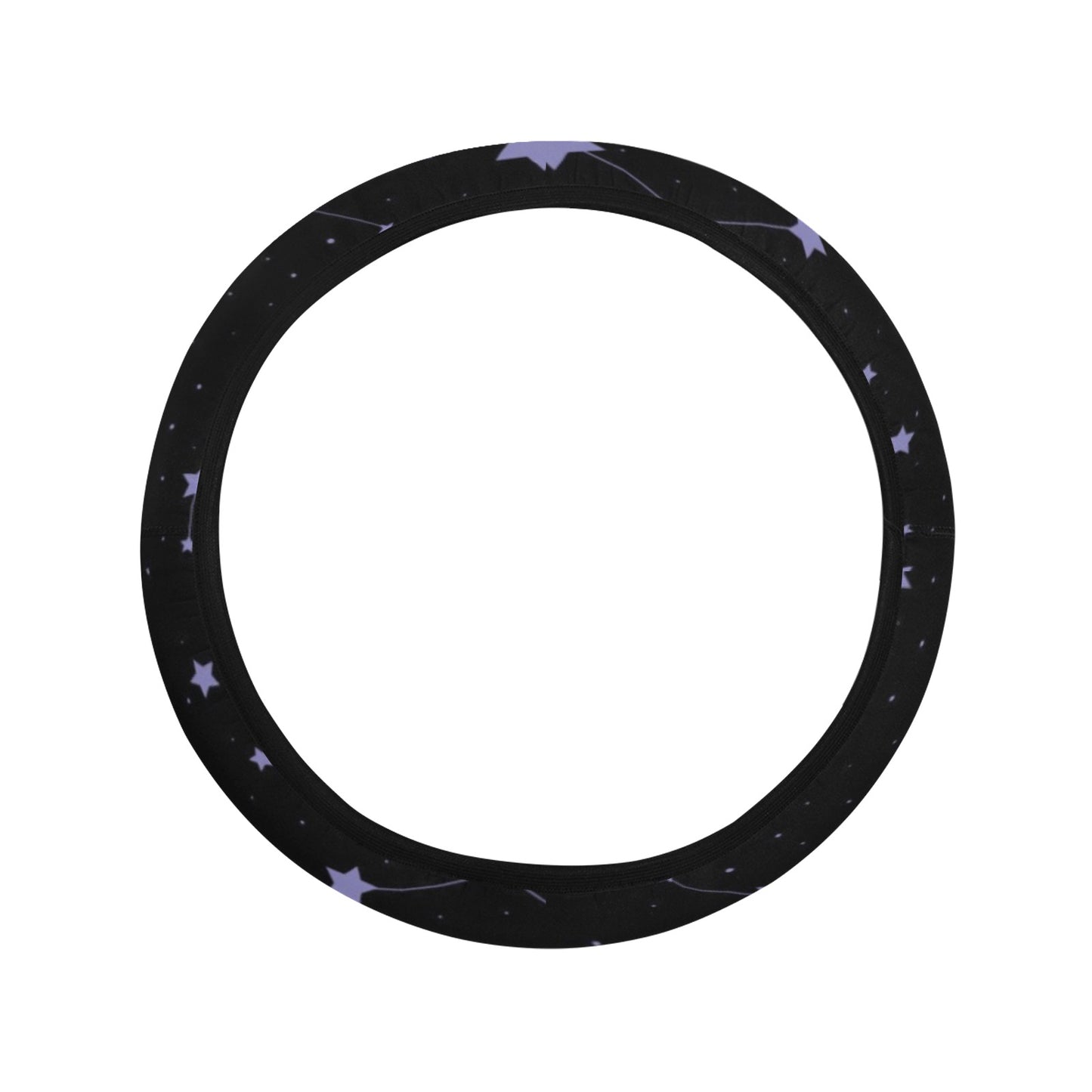 Star Print Design LKS303 Steering Wheel Cover with Elastic Edge