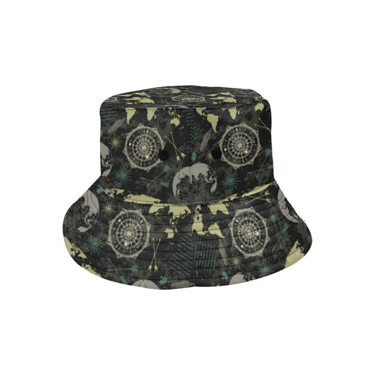 World Map Print Design LKS303 Unisex Bucket Hat