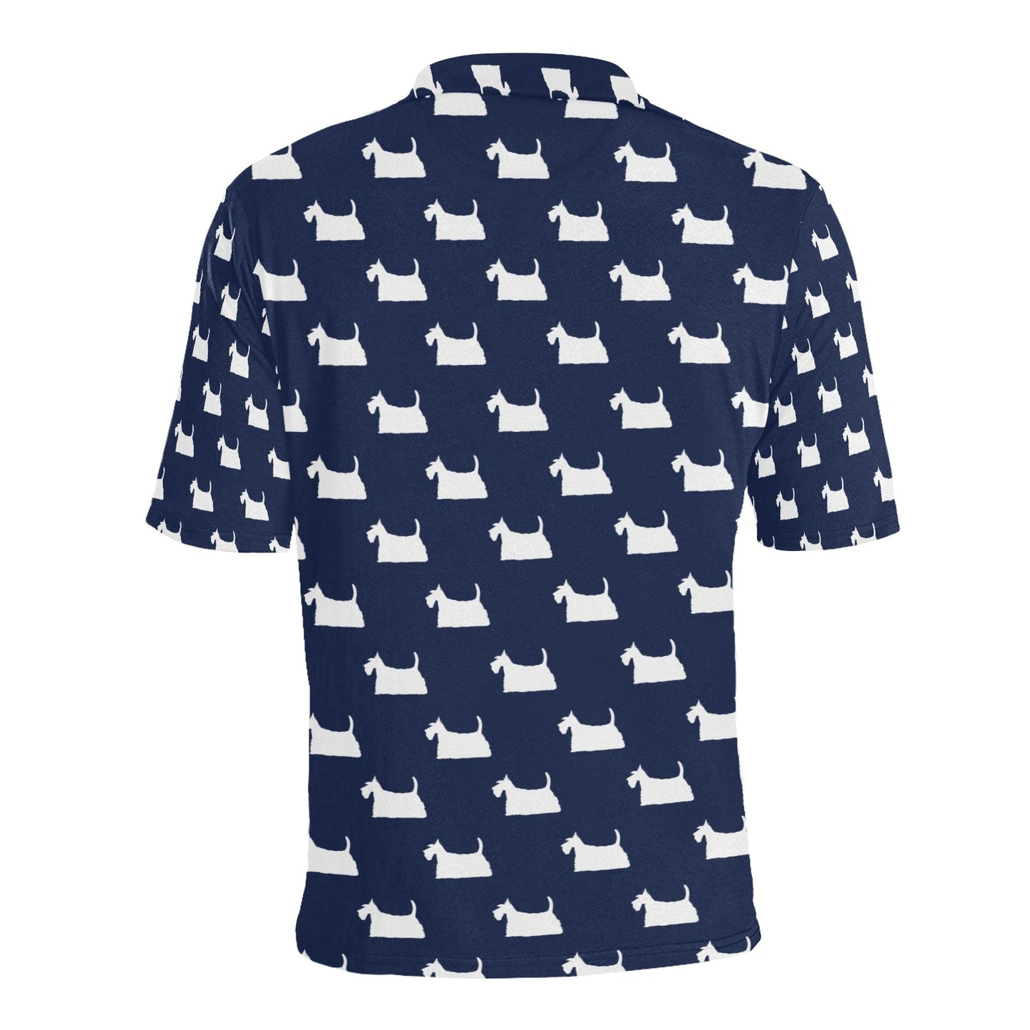 Scottish Terriers Print Design LKS303 Men Polo Shirt