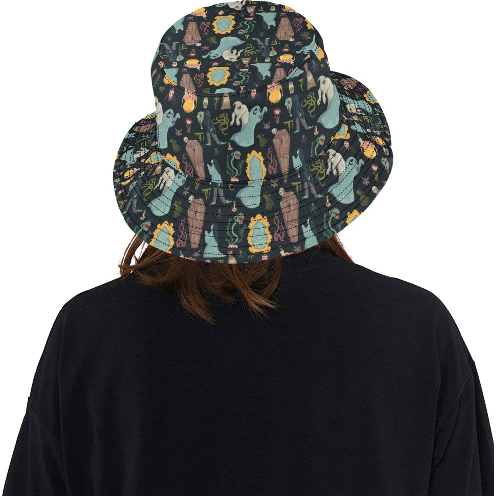 Creepy Print Design LKS303 Unisex Bucket Hat