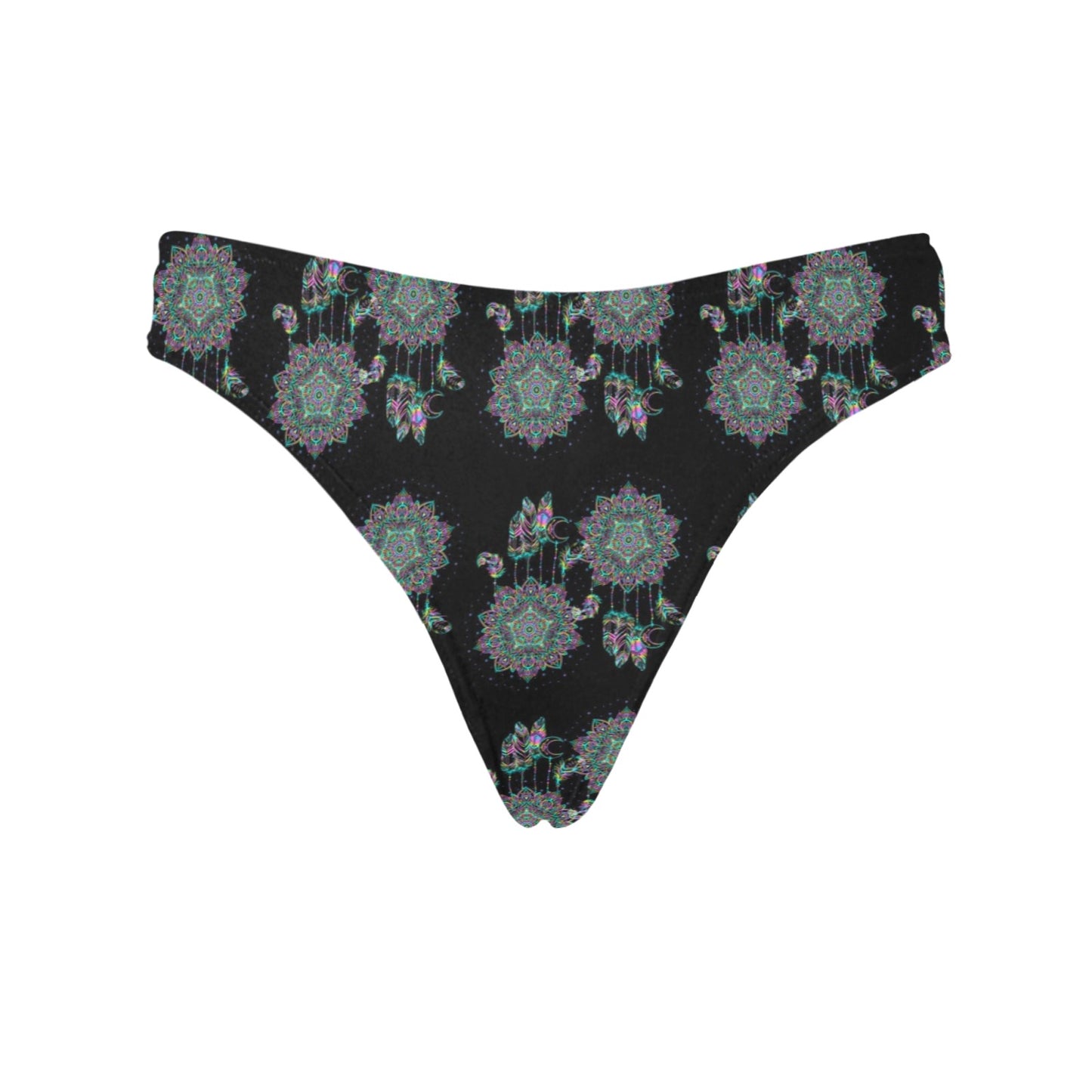 Dream Catcher Colorful Hand Draw Women's Thongs