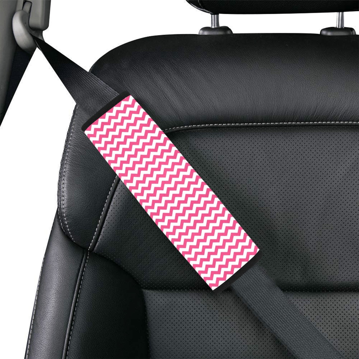Chevron Print Design LKS402 Car Seat Belt Cover