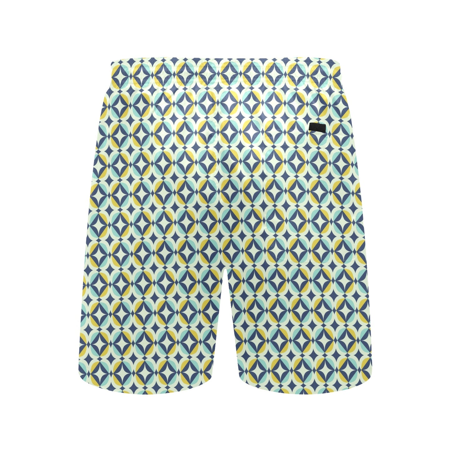 Swedish Design Pattern Men's Swim Trunks Beach Shorts