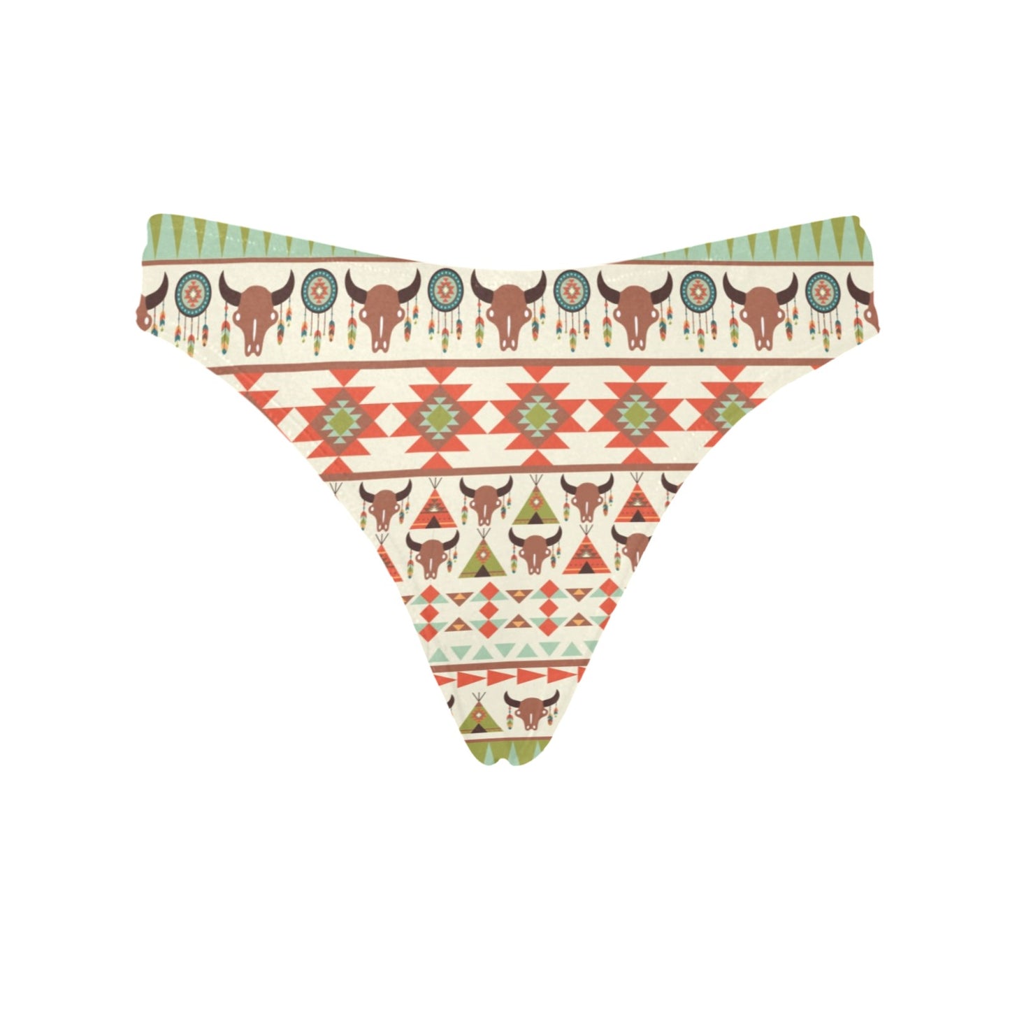 American indian Ethnic Pattern Women's Thongs