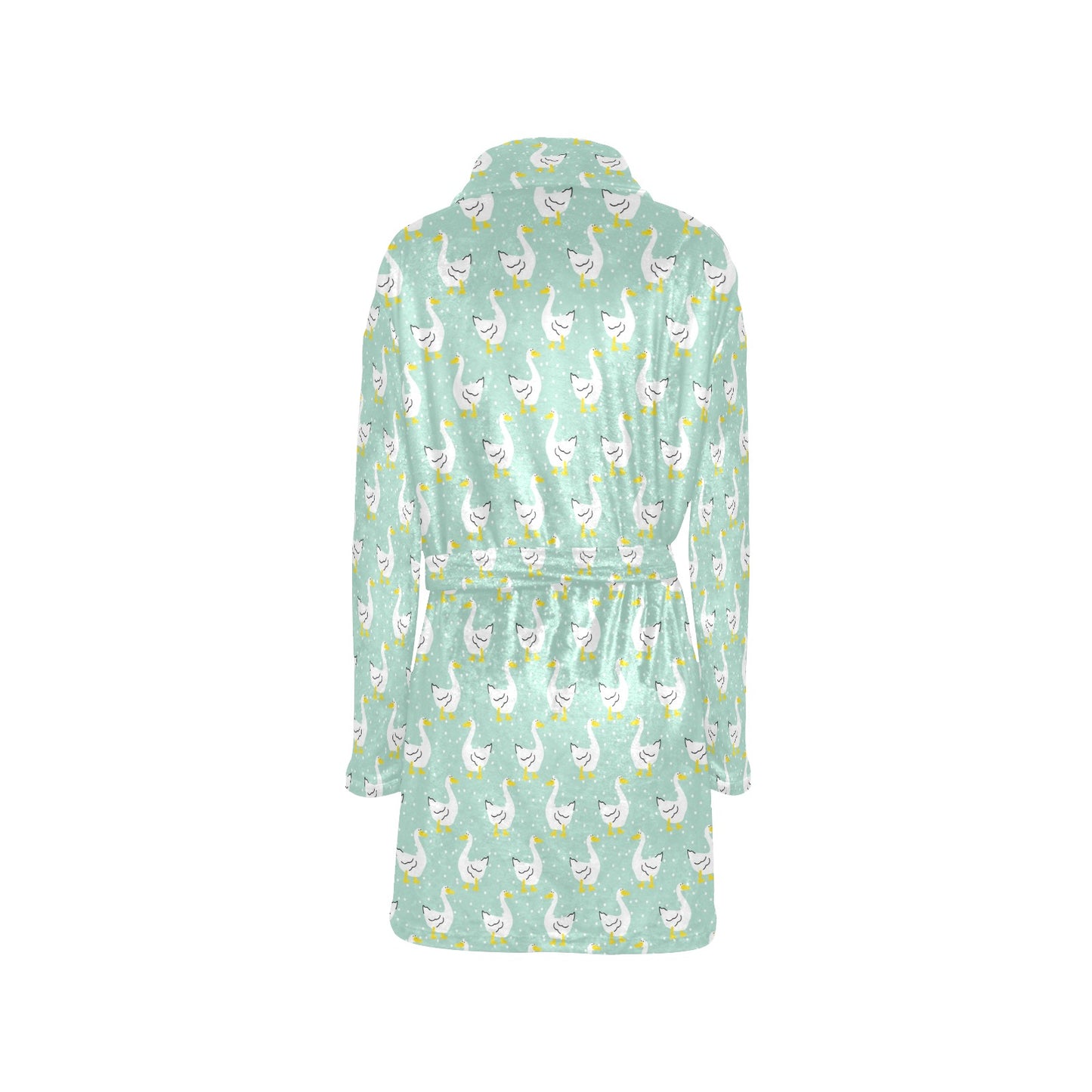 Goose Print Design LKS404 Women's Fleece Robe