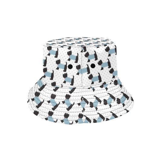 Scottish Terriers Print Design LKS3012 Unisex Bucket Hat