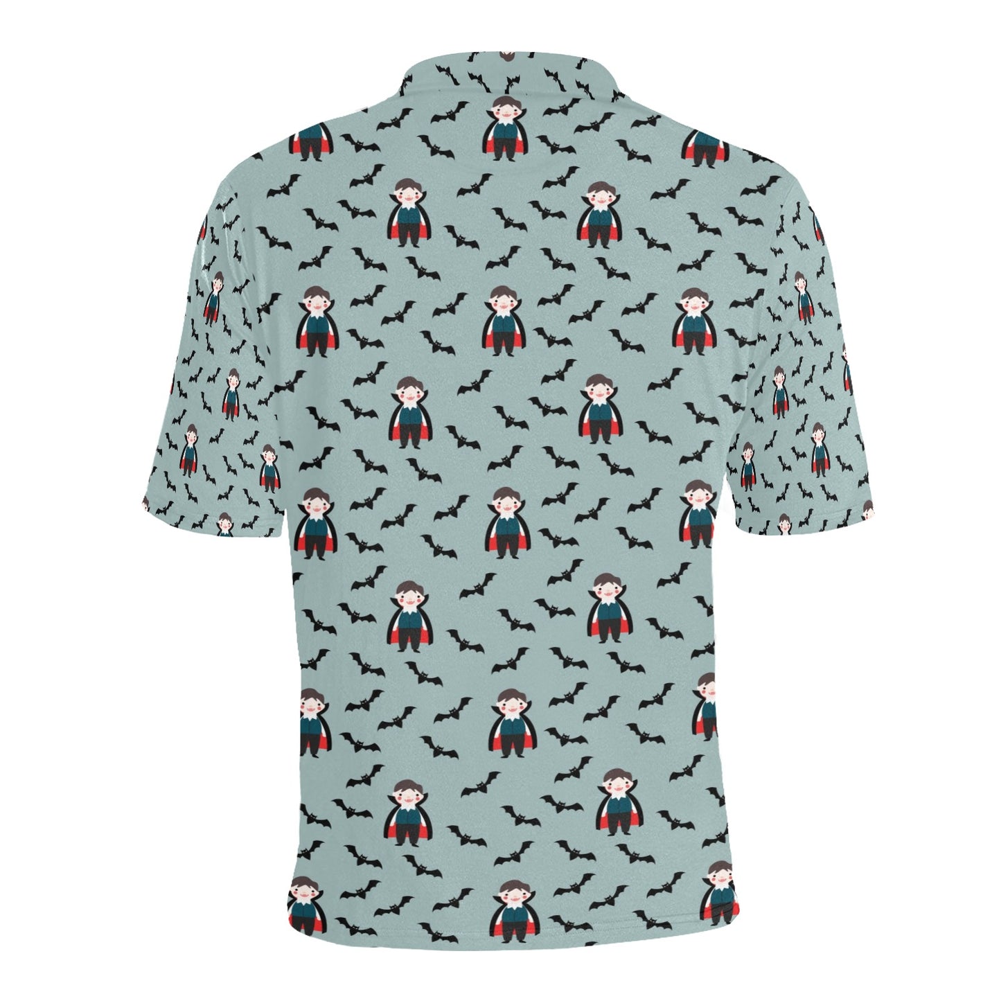 Vampire Print Design LKS304 Men Polo Shirt