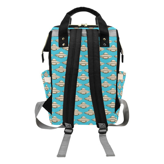 UFO Print Design LKS301 Diaper Bag Backpack