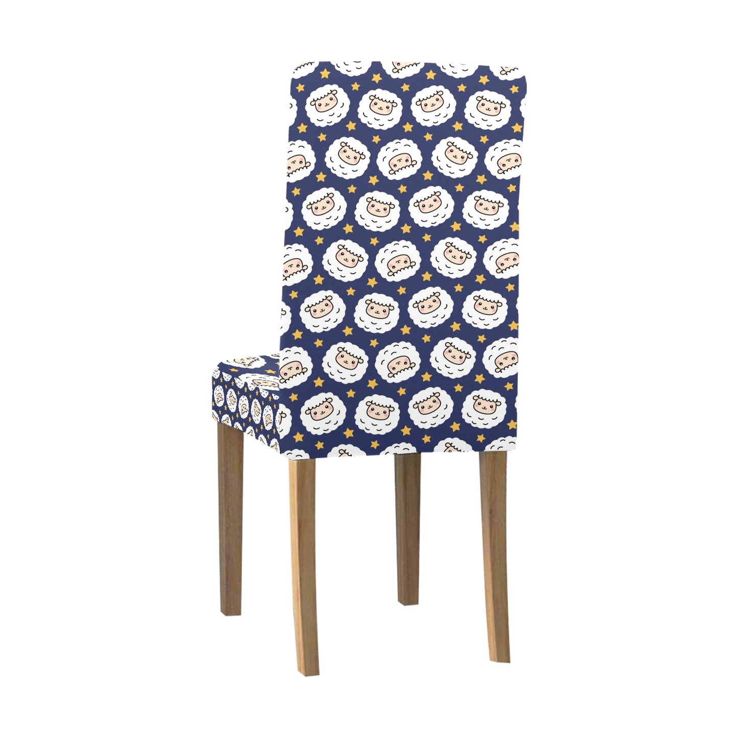 Sheep Print Design LKS402 Dining Chair Slipcover