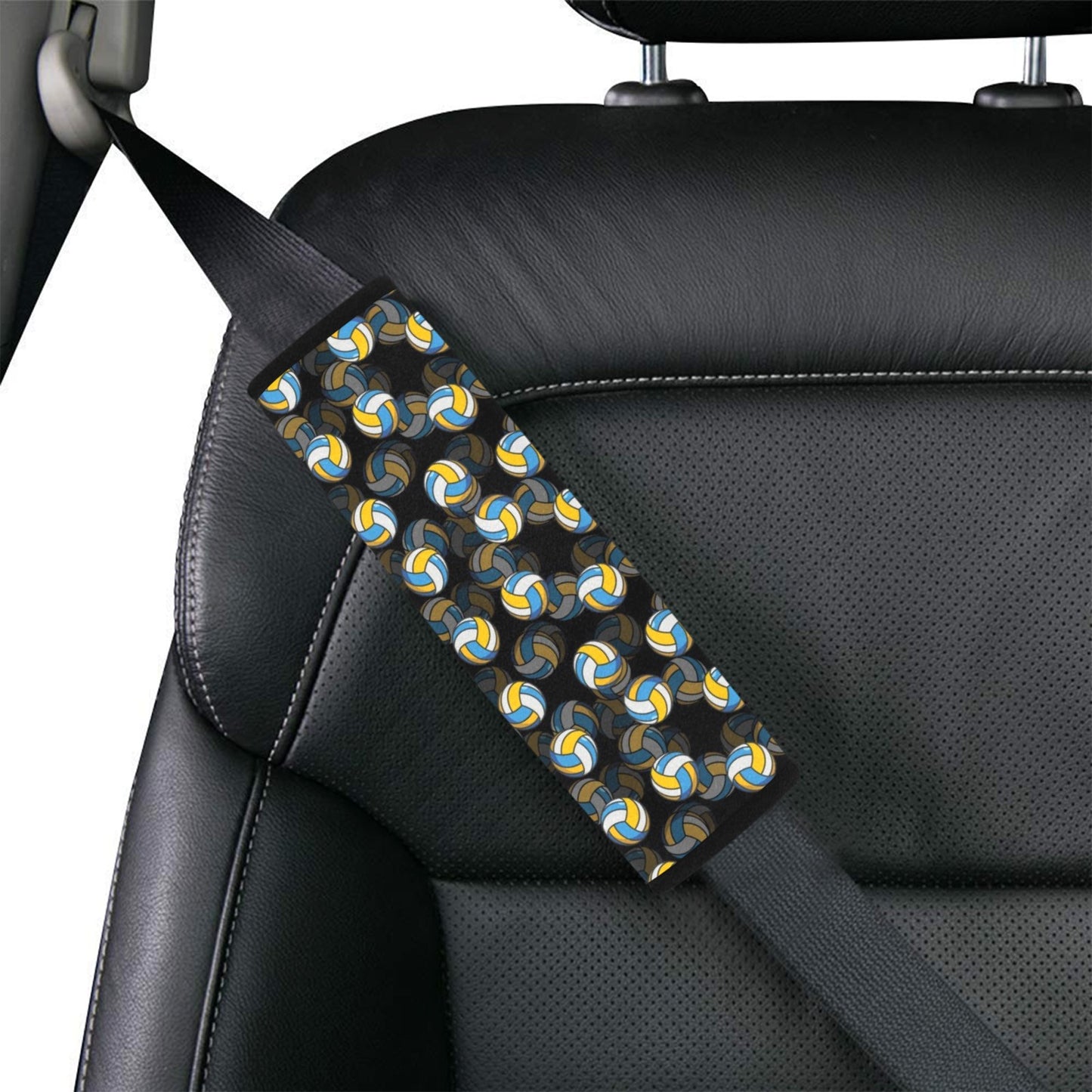 Volleyball Print Design LKS302 Car Seat Belt Cover